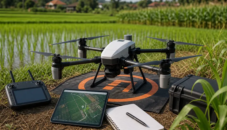 Drone Pertanian Multispectral